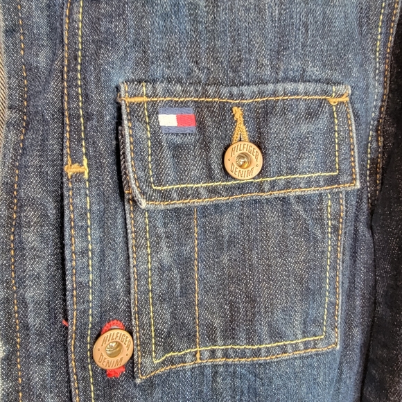 Tommy Hilfiger cropped jean Jacket S/P - Picture 4 of 14